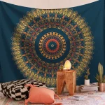 Indian Mandala Tapestry Carpet Blanket Hanging Beach Bohemian - Image 3