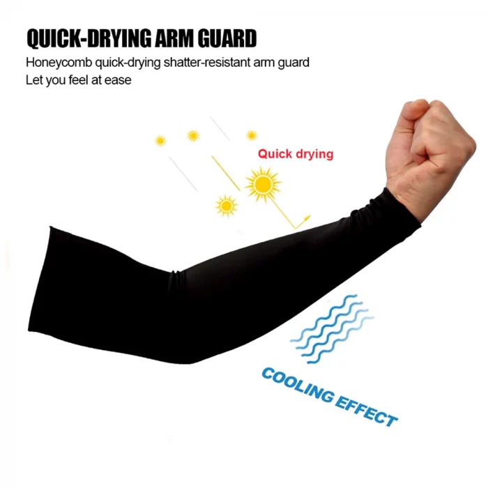1 PCS Outdoors Sun Protection Arm Sleeves for Men and Women, Quick Dry Sleeves for Golf, Cycling, Football, Cycling Arm Warmers - Image 5
