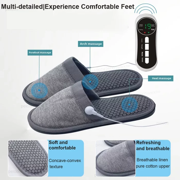 Foot Massager EMS Electric Foot Massager Portable Foot Massager 8 Modes 19 Levels Improve Blood Circulation Relax Muscle - Image 6