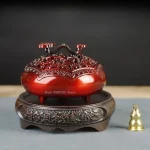 Retro Alloy Three-legged Incense Burner Base Set Incense Art Decorative Indoor/tea Room/soothing Purifying Aromatherapy Stove - Image 7