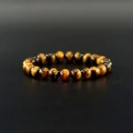 5A Natural Yellow Tiger Eye Bracelets Men Women Charm Beads Stone Jewelry Gain Wealth and Money Bangle One Dollar Item Pulsera - Image 7