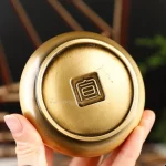Retro Alloy Three-legged Incense Burner Base Set Incense Art Decorative Indoor/tea Room/soothing Purifying Aromatherapy Stove - Image 5