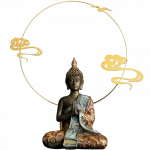 Large Buddha Statue Thailand Buda Buddha Sculpture Green Resin Handmade Buddhism Hindu Fengshui Figurine Meditation Home Decor - Image 3