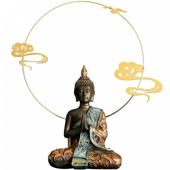 Large Buddha Statue Thailand Buda Buddha Sculpture Green Resin Handmade Buddhism Hindu Fengshui Figurine Meditation Home Decor - Image 3