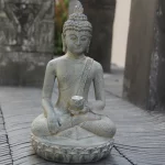 Zen-Inspired Solar-Powered Buddha Statue with Light - Resin Garden & Entryway Decor, Outdoor Ornament - Image 6