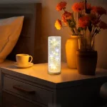Star Table Lamp Star Ambient Light Decorative Nightstand Lamp for Kids Bedroom Nursery Dorm Living Room Study Meditation