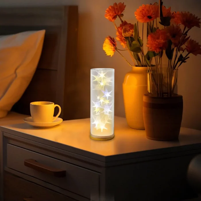 Star Table Lamp Star Ambient Light Decorative Nightstand Lamp for Kids Bedroom Nursery Dorm Living Room Study Meditation - Image 3