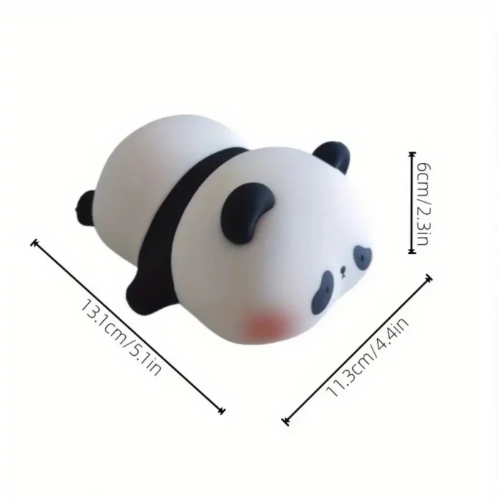 Touch Sensor Panda Pat Night Light Dimmable Soft LED Panda Lamp USB Charging Ambient Lighting Indoor Sensor Lamp - Image 7