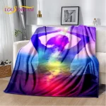 Rainbow 7 Chakra Mandala Bohemia Soft Plush Blanket,Flannel Blanket Throw Blanket for Living Room Bedroom Bed Sofa Picnic Cover - Image 3