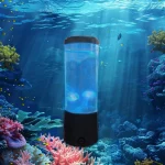 Jellyfish Lava Lamp, Aquarium Ocean Night Lights，7Colors LED Jellyfish Mood Lights With For Home Bedroom Desktop Decoration Gift - Image 2